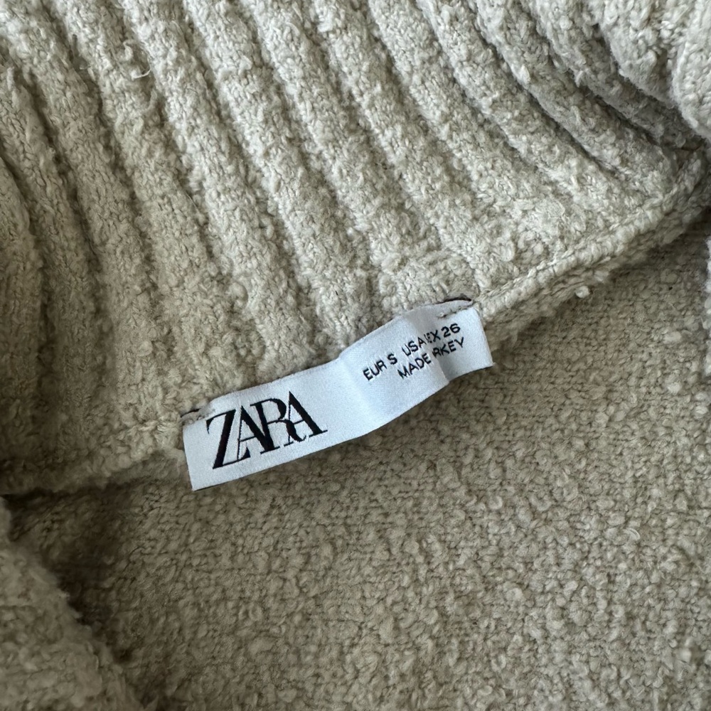 Zara Boucle Knit Cardigan Sweater - Picture 5 of 10